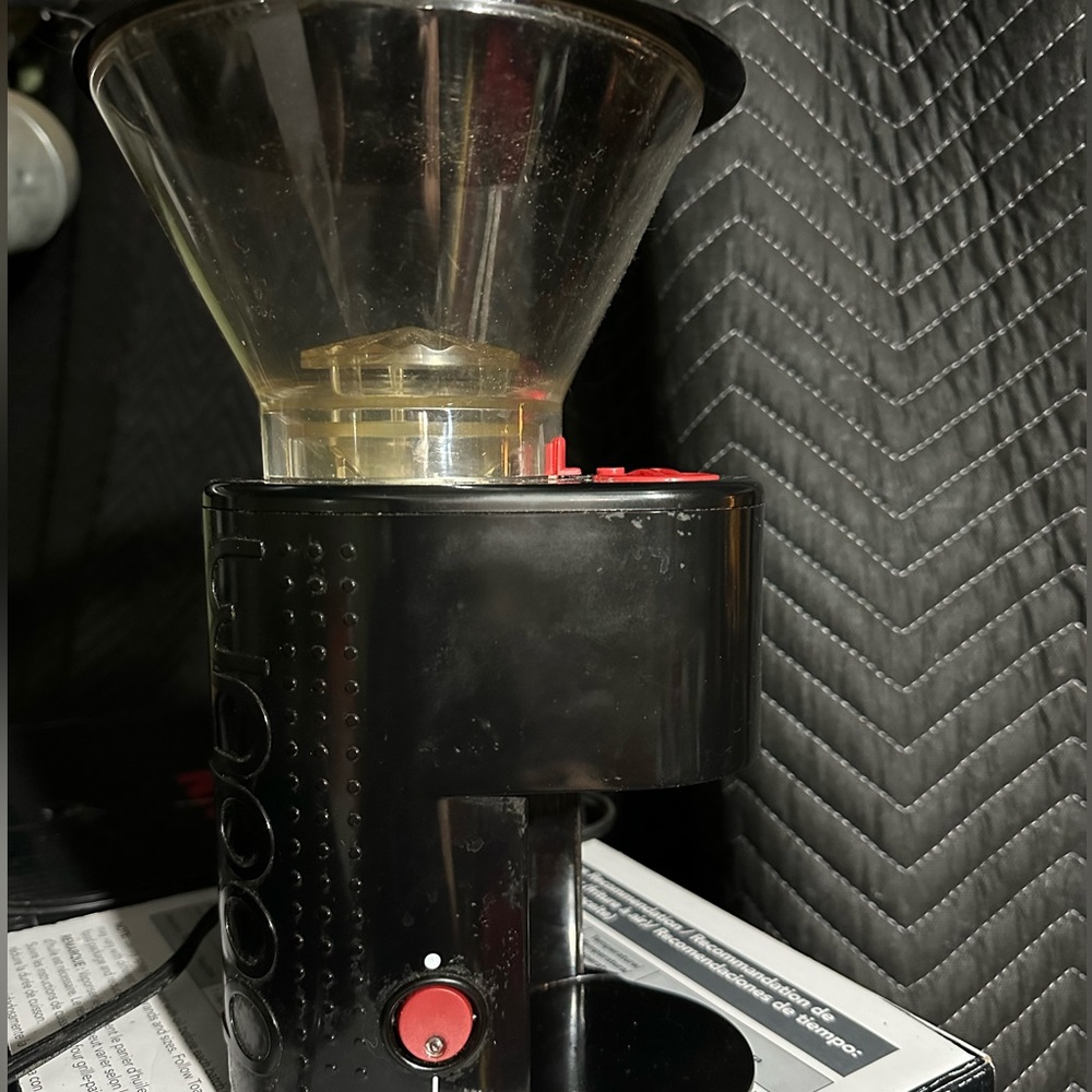Bodum burr coffee grinder